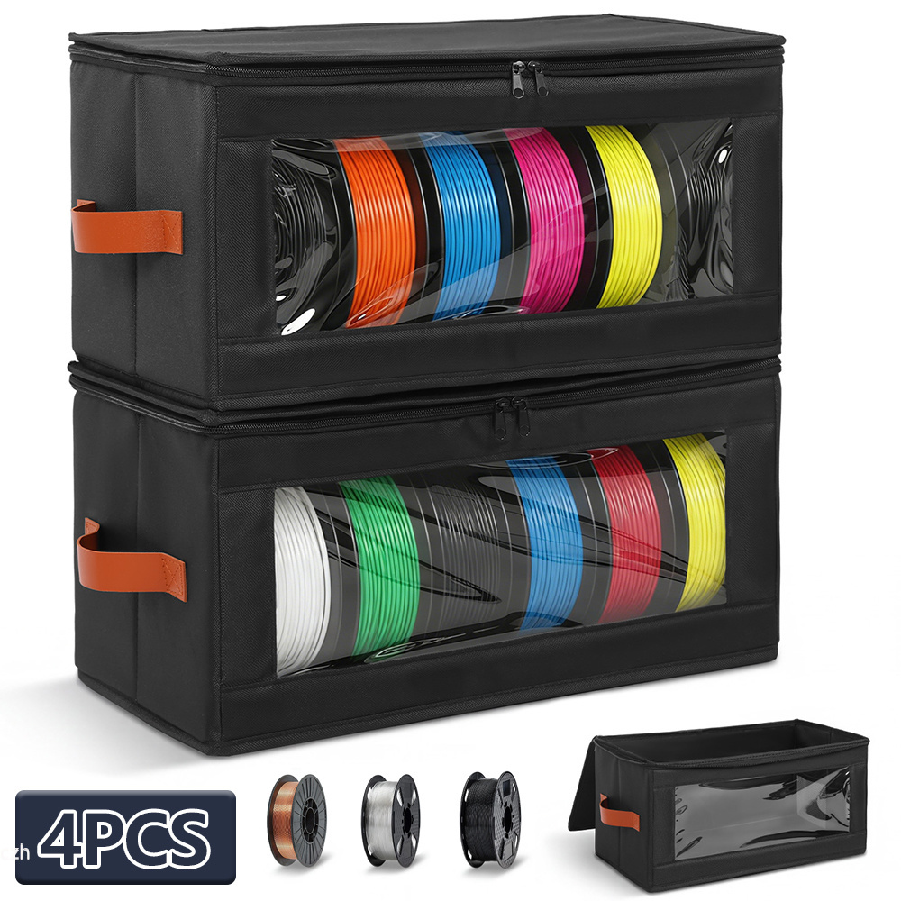 Commercial Fabric Printing Machine - 4Pcs Filament Storage Box Large Capacity