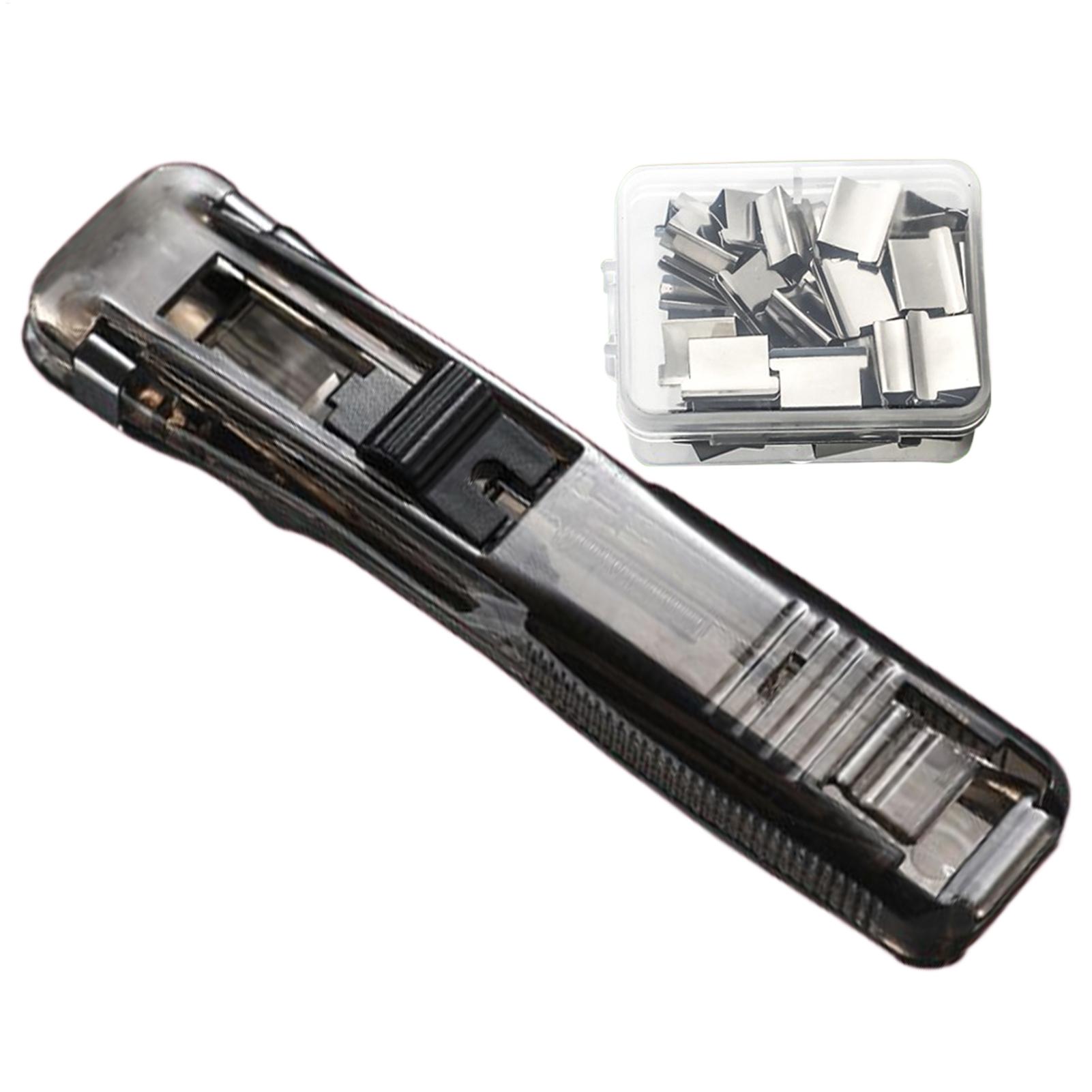 Push Binder Clip Stapler Reusa - Stapler Heavy Duty ulasan dan harga