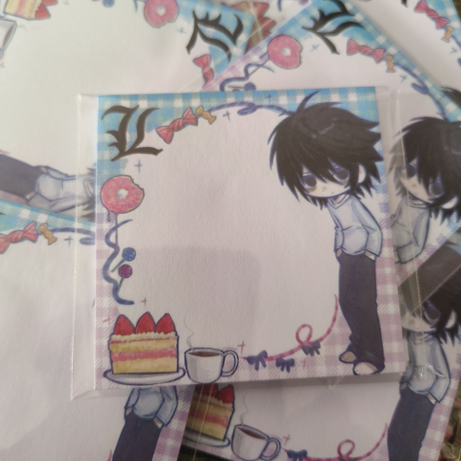 Death Note L Anime Memo Pad Cu - Printer Paper ulasan dan harga