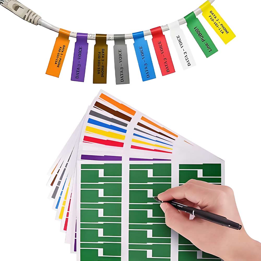 Waterproof Cable Labels Tags C - Label Maker ulasan dan harga