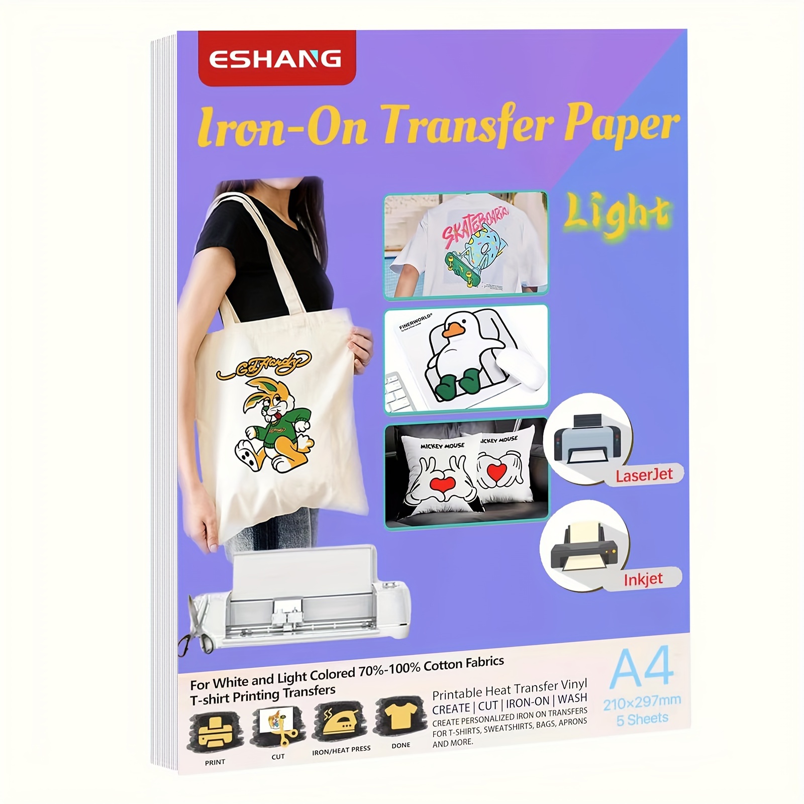 A4 Size Heat Transfer Paper Fo - Commercial Fabric Printing Machine ulasan dan harga