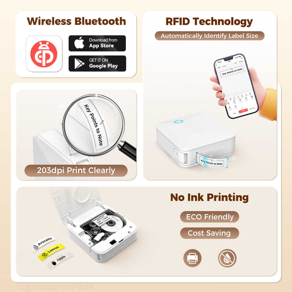 Mini Label Maker R15 Thermal T - Commercial Fabric Printing Machine ulasan dan harga